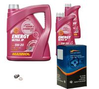 Forza Filtro Olio 7 L mannol Energia Ultra JP 5W-20 per Kia Picanto 1.1 1.0