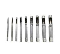 Forza industriale Hollow Hole Puncher Set Lega Costruzione Punzonatura Dril per la lavorazione dei materiali di lavorazione della pelle Foro in pelle cava