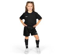 FORZA Kit da Calcio per Bambini | Set Completo | Maglia, Pantaloncini e Calze - Bambini & Bambine (Nero, 11-12 Anni)