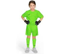 FORZA Kit Portiere A Maniche Corte per Bambini - Set Completo Unisex Junior con Maglia, Pantaloncini E Calze [5-14 Anni] | Leggero & Traspirante (Verde Fluorescente, 9-10 Anni)