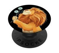 Forza maestosa e sogni morbidi con questa grafica leone PopSockets PopGrip Adesivo