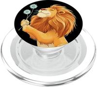Forza maestosa e sogni morbidi con questa grafica leone PopSockets PopGrip per MagSafe