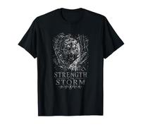 Forza nella Tempesta Tiger Warrior Spirit Power Maglietta