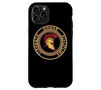 Forza Onore Disciplina Combattente Soldato Spartan Spada Custodia per iPhone 11 Pro
