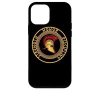 Forza Onore Disciplina Combattente Soldato Spartan Spada Custodia per iPhone 12 mini