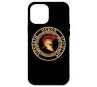Forza Onore Disciplina Combattente Soldato Spartan Spada Custodia per iPhone 12 Pro Max