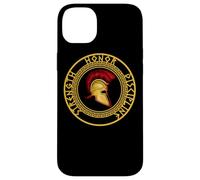 Forza Onore Disciplina Combattente Soldato Spartan Spada Custodia per iPhone 14 Plus