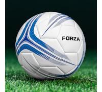 FORZA Pallone da Calcio Professionale per Allenamenti [Misure 1-5] - Junior & Senior - 5 Colori (Pacco da 1, Bianco & Blu, Taglia 1 (Mini))
