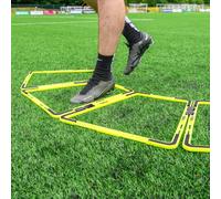 FORZA Scaletta Allenamento Agilità - Anelli A Trapezio Pieghevoli Calcio per Allenamenti | Set da 10 | Multisportivo per Interni Ed Esterni