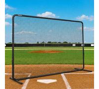 FORZA Schermo di baseball di regolamento con la struttura d'acciaio resistente | Rete protettiva da allenamento, 3,7 x 2,4 m, per bullpen, trapani e strutture