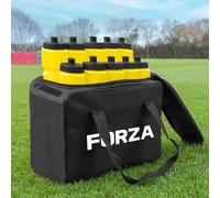 FORZA Set 10 borracce D'acqua & Borsa | 9 Colori - Borraccia Sportiva (Giallo)