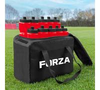 FORZA Set 10 borracce D'acqua & Borsa | 9 Colori - Borraccia Sportiva (Rosso)