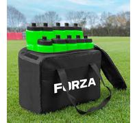 FORZA Set 10 borracce D'acqua & Borsa | 9 Colori - Borraccia Sportiva (Verde)