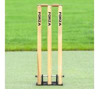 FORZA Spring Back Cricket Stumps - Set di wicket indipendenti (Pro English Ash))