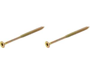 Forza uomo viti multiuso, 6,0 x 100 mm, T25, 20 pezzi, 80999 (Confezione da 2)