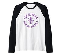 Forza Viola Maremma Buhaiola Maglietta Fiorentina Uomo Donna Maglia con Maniche Raglan