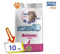 Forza10 Cat Maintenance Pesce - Offerta [PREZZO A CONFEZIONE] Quantità Minima 2, Sacco Da 10 Kg