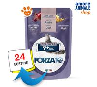 Forza10 Cat Mantenimento Adult +7 Anatra in Patè Sterilizzato Bustina da 80 gr
