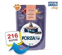Forza10 Cat Mantenimento Adult +7 Salmone in Patè Sterilizzato Bustina da 80 gr