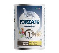 Forza10 Diet Patè monoproteico per cani 400 gr Agnello e Riso - Umido monoproteico cane - 1° ORDINE? scegli lo sconto BZR5 / BZR20 + 200 punti fedeltà