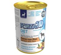 Forza10 Diet Low Grain 12 x 400 g umido per cane - Cervo con Riso