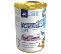 Forza10 Diet Low Grain 6 x 400 g umido per cane - Cavallo con Riso