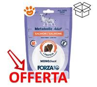 Forza10 Dog MonoSnack Metabolic All Adult Salmone - Forza10 Dog MonoSnack Metabolic All Adult Salmone - Bustina Da 80 Gr - CONFEZIONE RISPARMIO