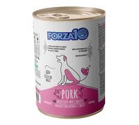 Forza10 Dog Maintenance Adult Maiale con Avena e Carote - Lattina Da 400 Gr - CONFEZIONE RISPARMIO