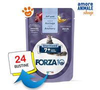 Forza10 Mantenimento Adult +7 Acciughe in Patè Sterilizzato Bustina da 80 gr