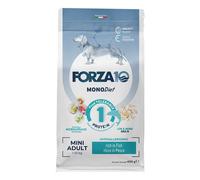 Forza10 MonoDiet Mini Adult Low Grain Hypoallergenic Pesce 1,5 kg - Crocchette monoproteiche cane - 1° ORDINE? scegli lo sconto BZR5 / BZR20 + 200 punti fedeltà