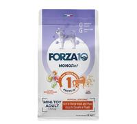 Forza10 MonoDiet Mini/Toy Adult Low Grain Hypoallergenic Cavallo e piselli 1,5 kg - Crocchette monoproteiche cane - 1° ORDINE? scegli lo sconto BZR5 / BZR20 + 200 punti fedeltà