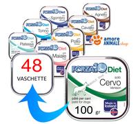 Forza10 SOLO DIET → Vaschette da 100 gr - GUSTI A SCELTA - Umido Per Cane, Cani
