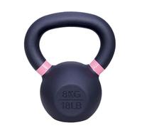 ForzaFit Kettlebell in ghisa con marcatura a colori - nero - bilanciere peso in ghisa - vari pesi