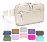 FORZAROCKET Marsupio Essential con tracolla lunga 177,8 cm e tasca frontale con cerniera, borsa a tracolla con tracolla estesa, marsupio per donne e uomini, Beige, Extra Plus Size, Marsupio Everywhere