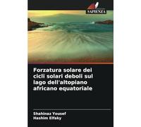 Forzatura solare dei cicli solari deboli sul lago dell'altopiano africano equatoriale
