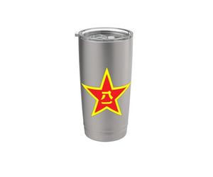 FORZE ARMATE STELLA DELL'EMBLEMA DELLA LIBERAZIONE DEL POPOLO DEL POPOLO CINA Bicchiere termico in acciaio inox doppia parete