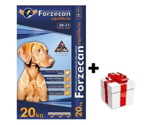 Forzecan Equilibrio 45% CARNE non OGM 20kg + sorpresa per il cane GRATIS