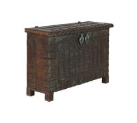 Forziere Home ESPRIT Marrone Ferro teak 137 x 44 x 98 cm