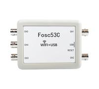Fosc53C Oscilloscopio USB Wi-Fi da 1 M, ingresso sincrono a 5 canali, oscilloscopio portatile for riparazioni elettriche da laboratorio