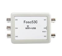 Fosc53C Oscilloscopio USB Wi-Fi da 1 M, ingresso sincrono a 5 canali, oscilloscopio portatile for riparazioni elettriche da laboratorio