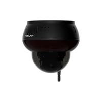 Foscam D8T - Telecamera di sorveglianza WiFi 4K 8MP con funzione PT motorizzata, rilevamento di persone e veicoli, IK10, protezione antivandalismo, WiFi 6, colore: Nero