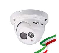 FOSCAM FI9853EP Telecamera IP da Interno/Esterno, HD, 1 Megapixel, Visione Notturna, P2P, Cloud, Bianco [VERSIONE ITALIANA 100%]