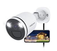 FOSCAM S41 Telecamera Ip Wifi Dual Bullet con faro LED integrato 4 Megapixel Wifi Dual 2.4/5Ghz HD 2K visione notturna, rilevamento movimento e allarme