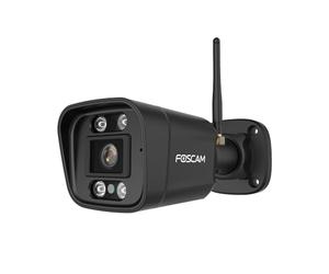 Foscam Telecamera WiFi esterna con faretti e sirena - V8P Nero