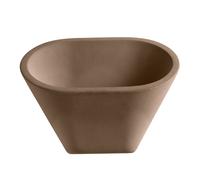 Foscarini Aplomb R7s Applique in cemento, marrone Foscarini