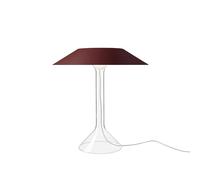 Foscarini Lampada da tavolo LED Chapeaux M, rosso scuro Foscarini
