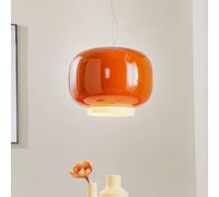 Foscarini Chouchin 1 lampada LED a sospensione, arancione Foscarini