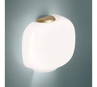 Foscarini Chouchin 3 Semi applique bianco/oro Foscarini