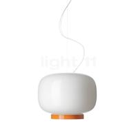 Foscarini Chouchin Reverse Lampada a sospensione, 1 - bianco/arancione