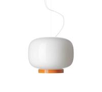 FOSCARINI lampada a sospensione CHOUCHIN REVERSE LED dimmerabile BIANCO/ARANCIO